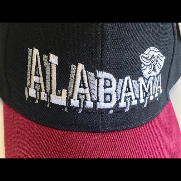 Alabama Football Adjustable Cap Hat Black SEC NCAA - Picture 2 of 6